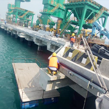 Protective Spray Concrete Jetty Serang PT-ISTAKA